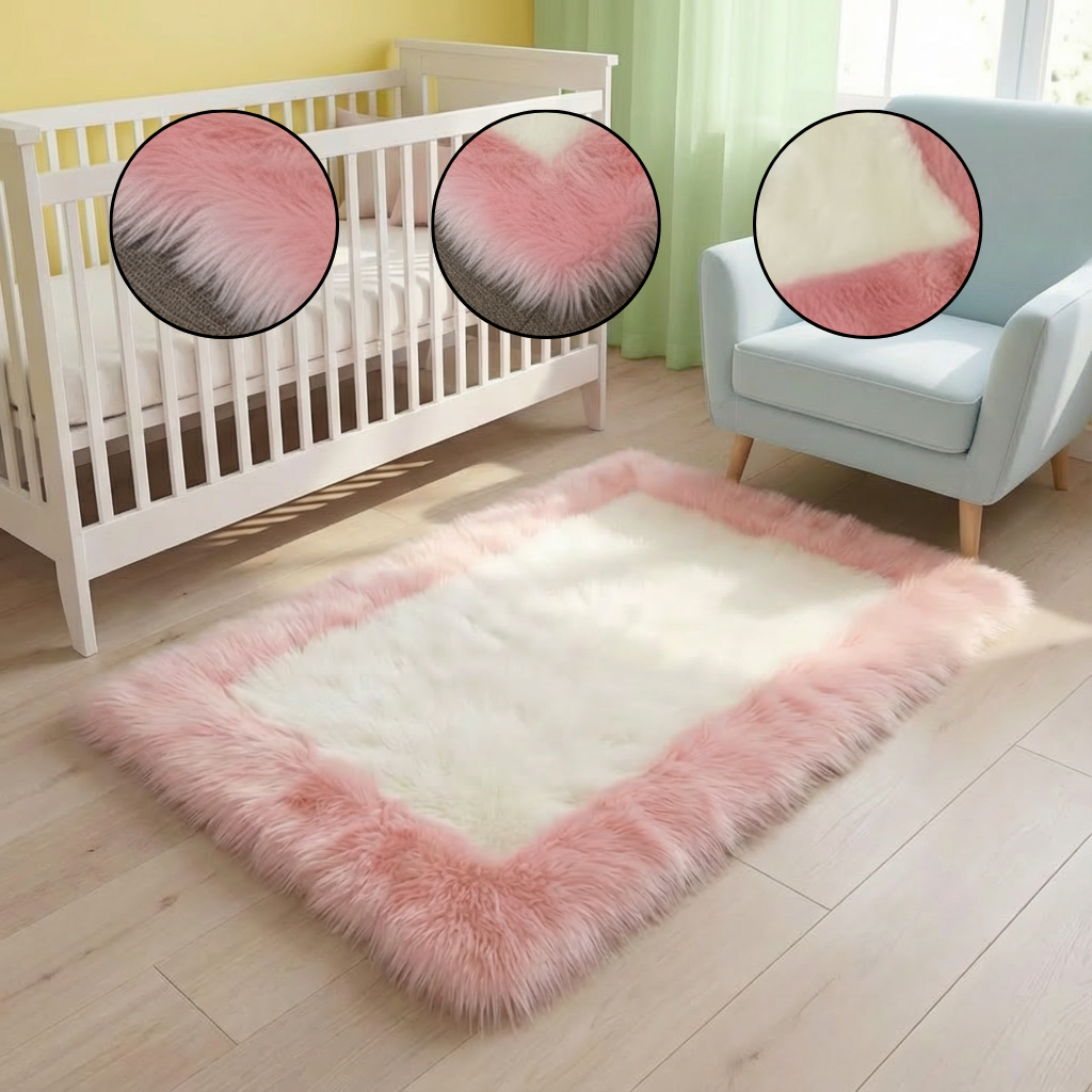 Soft & Fluffy Sheepskin Rug – Non-Slip, Machine Washable Faux Fur Carpet for Bedroom & Living Room | Trufairs