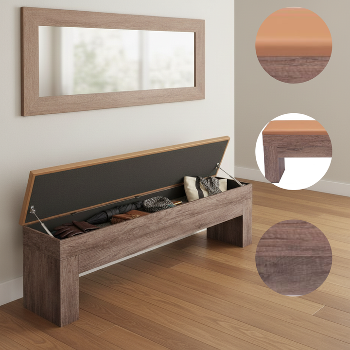 Contemporary Storage Bench – Multi-Functional Entryway Seating | Modern Furniture | Trufairs