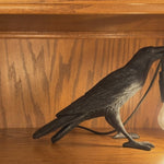 Gothic Raven Lamp – Dark Academia Table Light