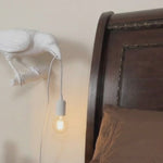 Gothic Raven Lamp – Dark Academia Table Light