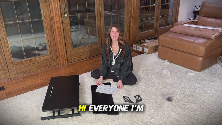 Sit-to-Stand Desk Converter – Adjustable Height Standing Desk Riser with Spacious 31.5" Work Area | Trufairs