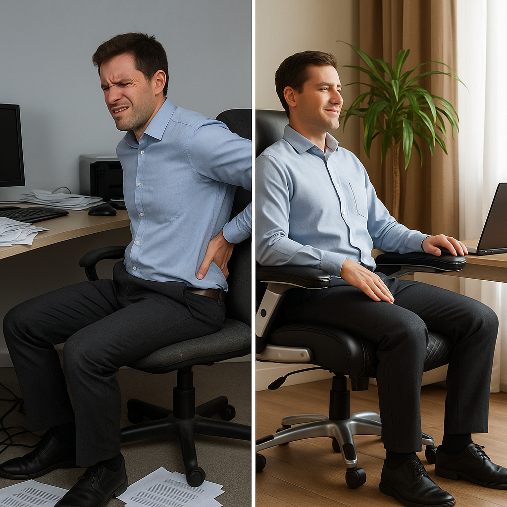ErgoMax Ultra – 500lb Ergonomic Support | Executive Desk Chair | Trufairs