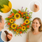 Sunflower Serenity Wreath – Vibrant Seasonal Charm | Home Decor | Trufairs