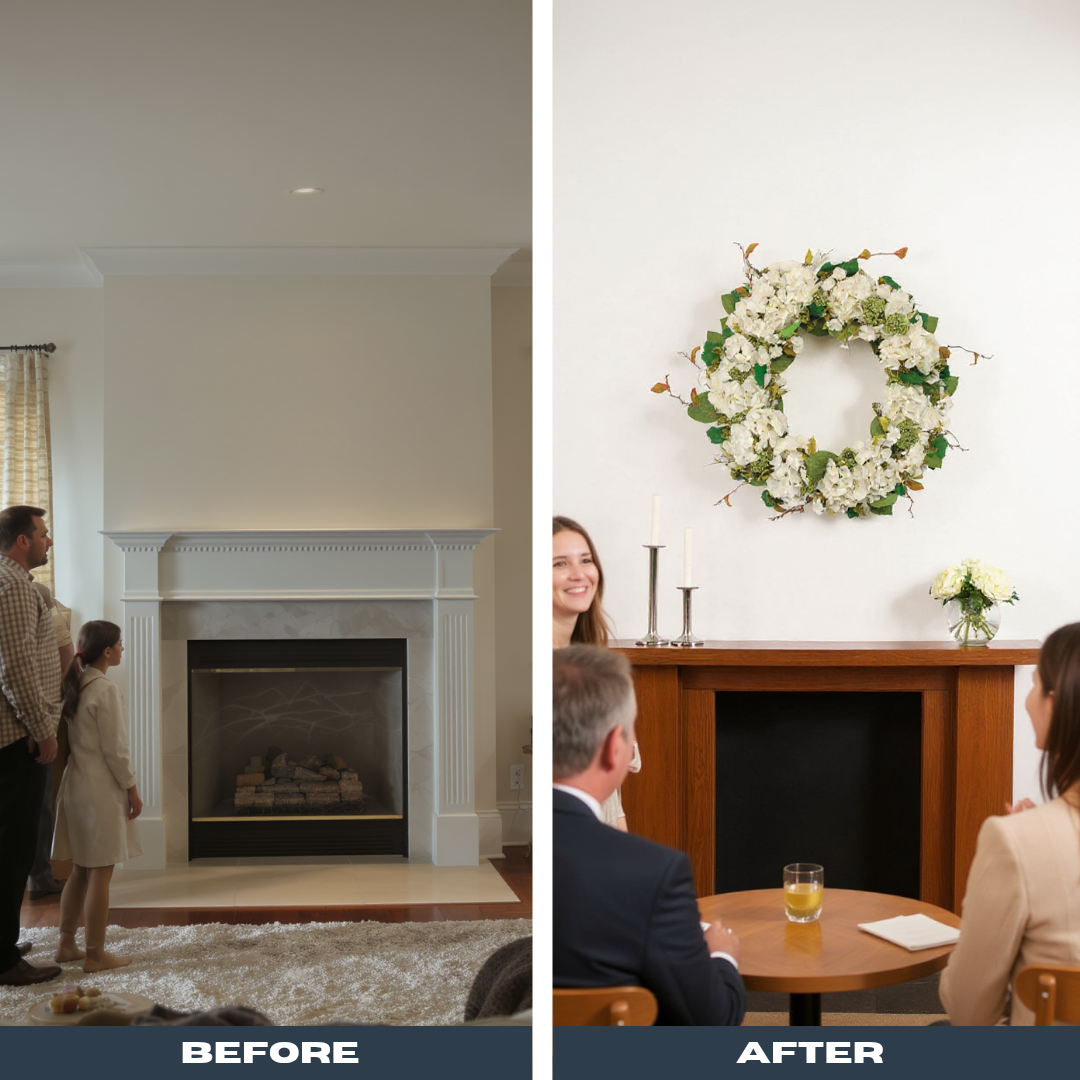 Pine Hydrangea Elegance Wreath – Classic Indoor Freshness | Artificial Circle Decor | Trufairs