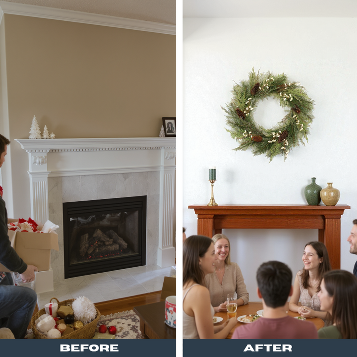 Pinecone Berry Woodland Wreath – Rustic Holiday Accent | Indoor Christmas Decor | Trufairs