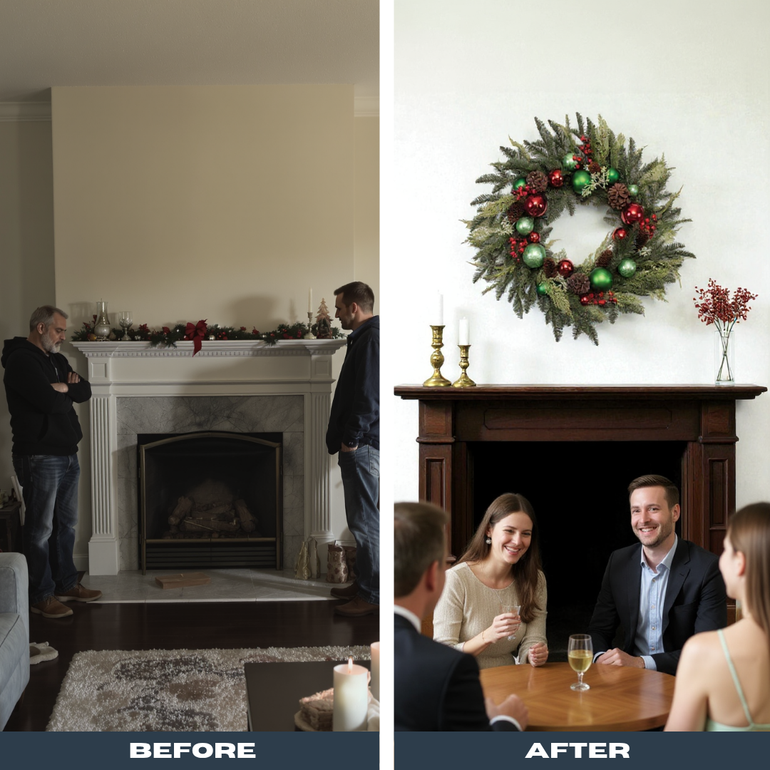 Holiday Magnolia Pine Ornament Wreath – Festive Multicolor Christmas Circle | Indoor Decor | Trufairs