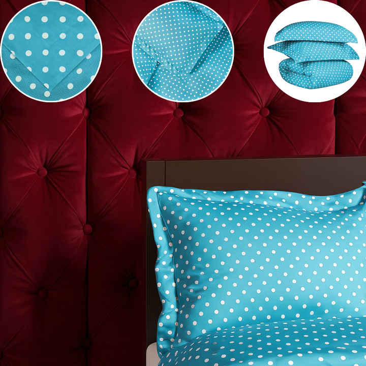 Aqua King Cotton Blend Duvet Cover Set – 600 Thread Count Washable Coolness | Trufairs