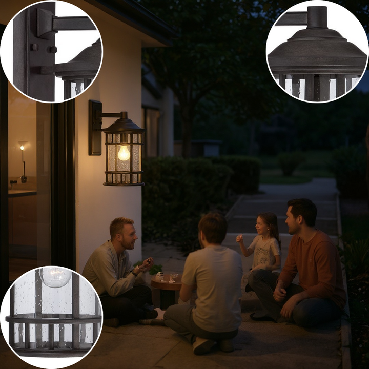 Matte Black Canister Outdoor Wall Light – Modern Simplicity & Resilient Design | Exterior Cylinder Sconce | Trufairs