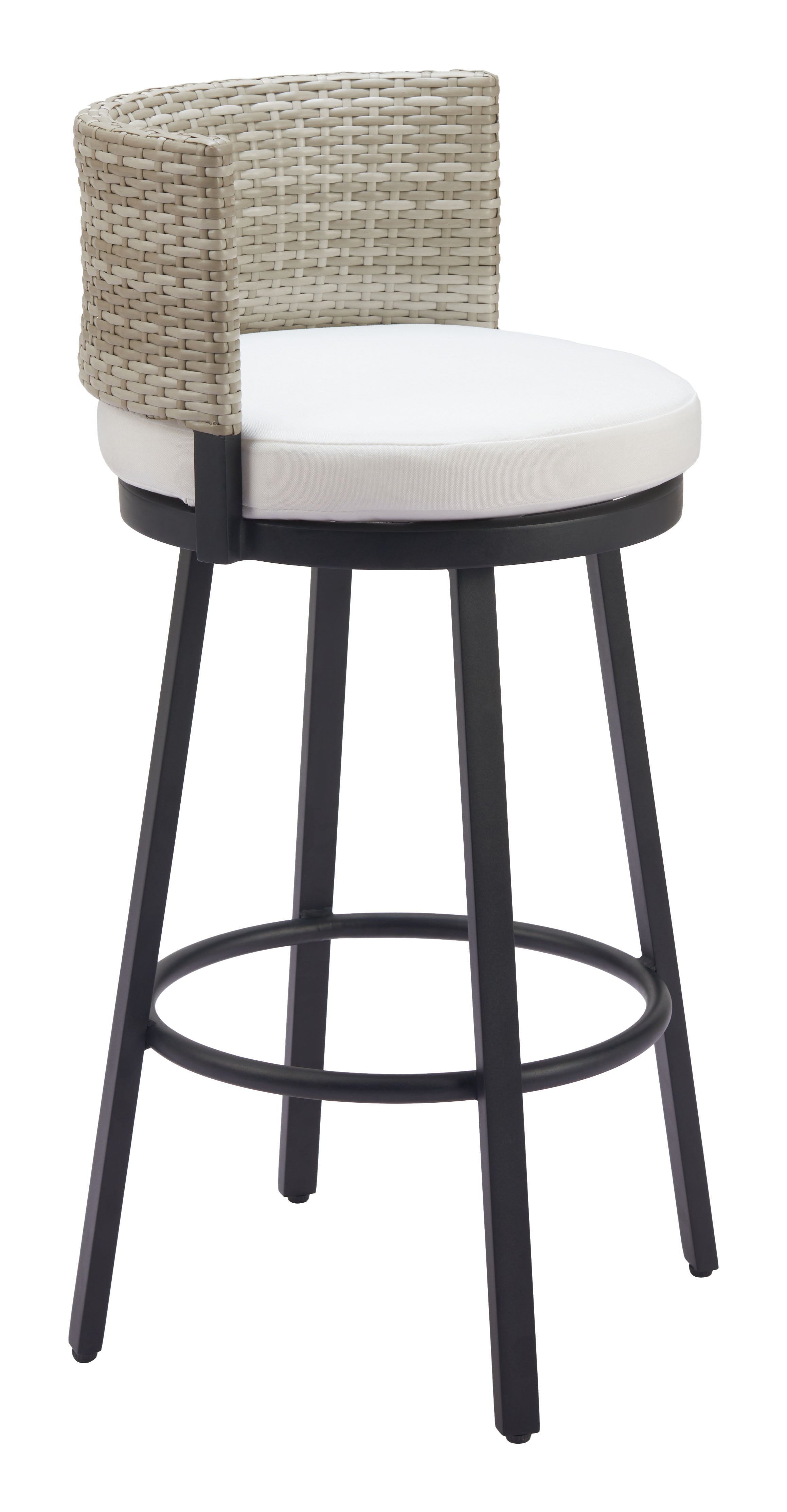 Midnight Wave Barstool White