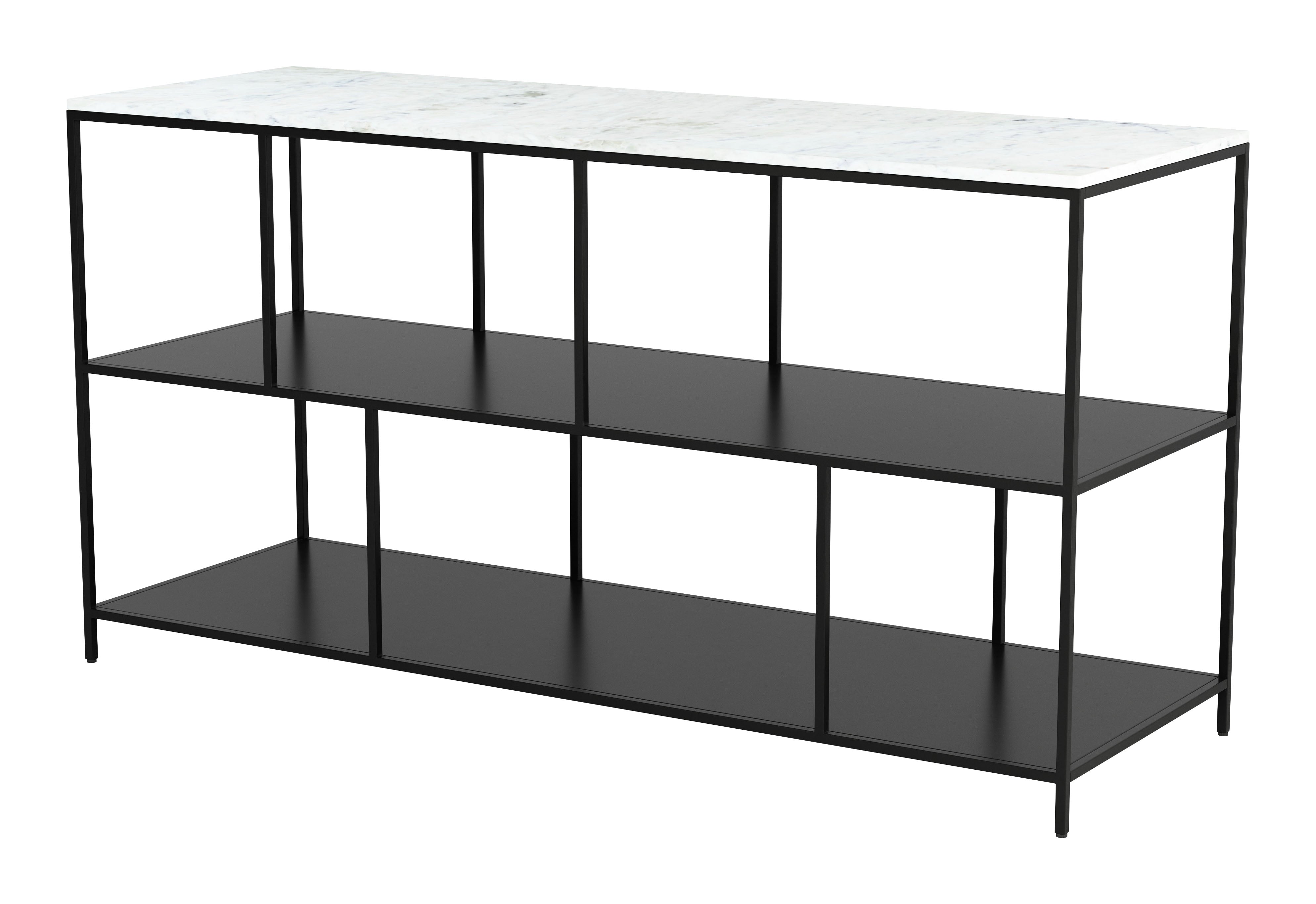 Singularity Console Table White & Black