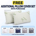 Adjustable Cooling Shredded Memory Foam Pillows, Set of 2 – Standard, Queen & King