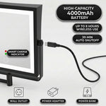 4000mAh rechargeable battery with up to 8 hours of wireless use