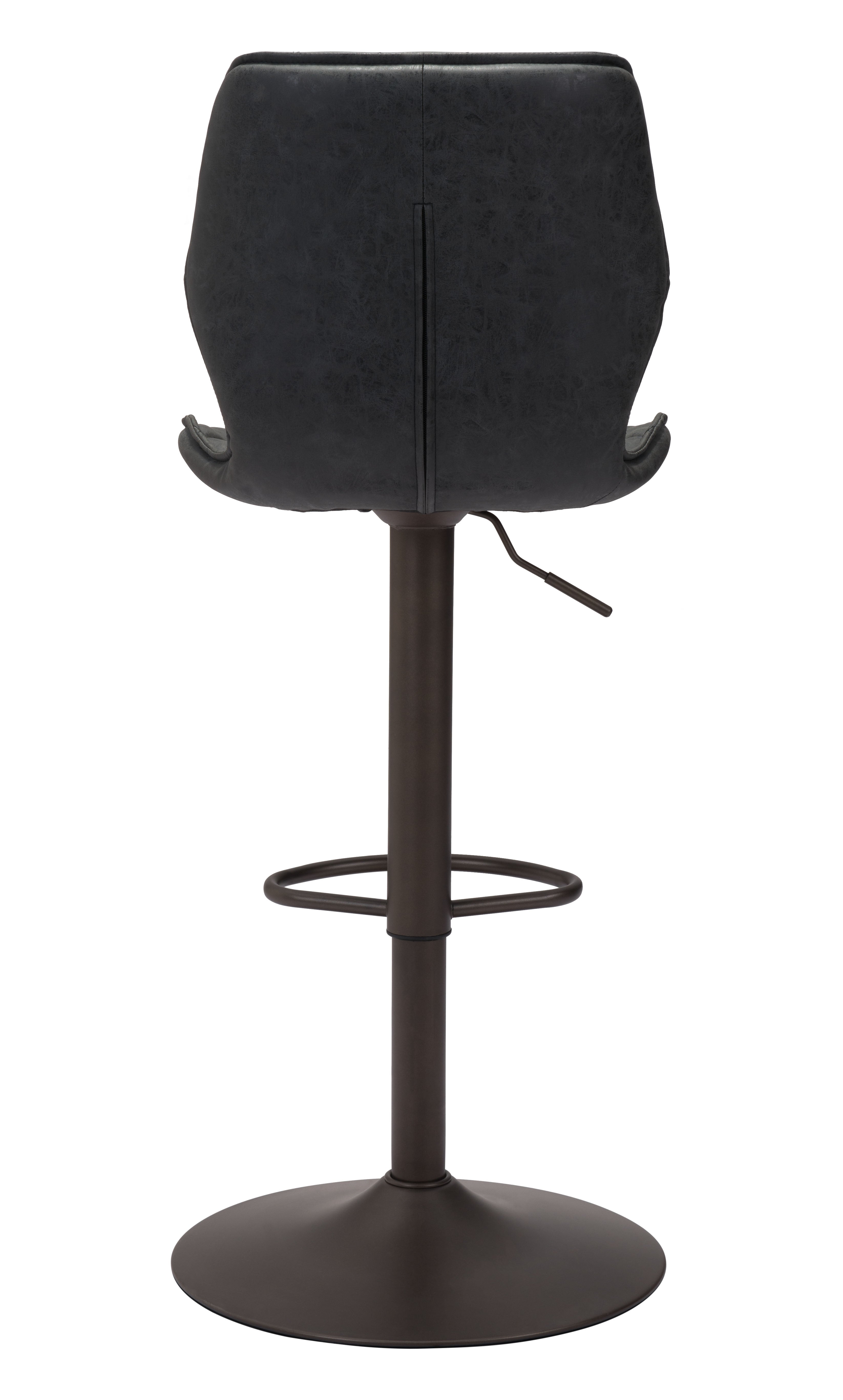 Seth Barstool Vintage Black & Dark Bronze