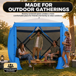 Feature graphic for the 210D polyester canopy with water-resistant and UV sun protection