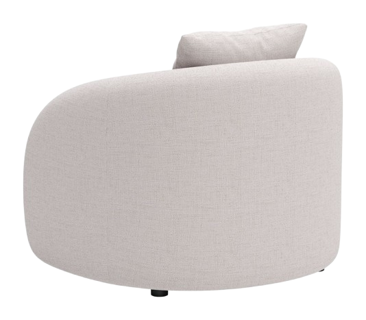 Sunny Isles Accent Chair Beige – Durable Outdoor Olefin & Aluminum | Patio & Lounge | Trufairs