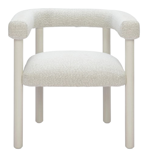 Sunbath Dining Chair White – Modern Outdoor Aluminum & Polyester Chair | Patio & Dining | Trufairs