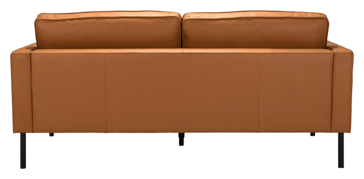 Decade Sofa Brown – Durable Vinyl & Steel Frame | Modern Stylish Seating | Trufair