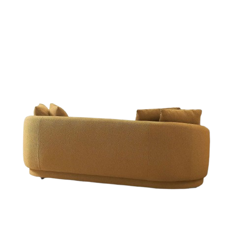 Dylan Modern French Boucle Sofa Yellow