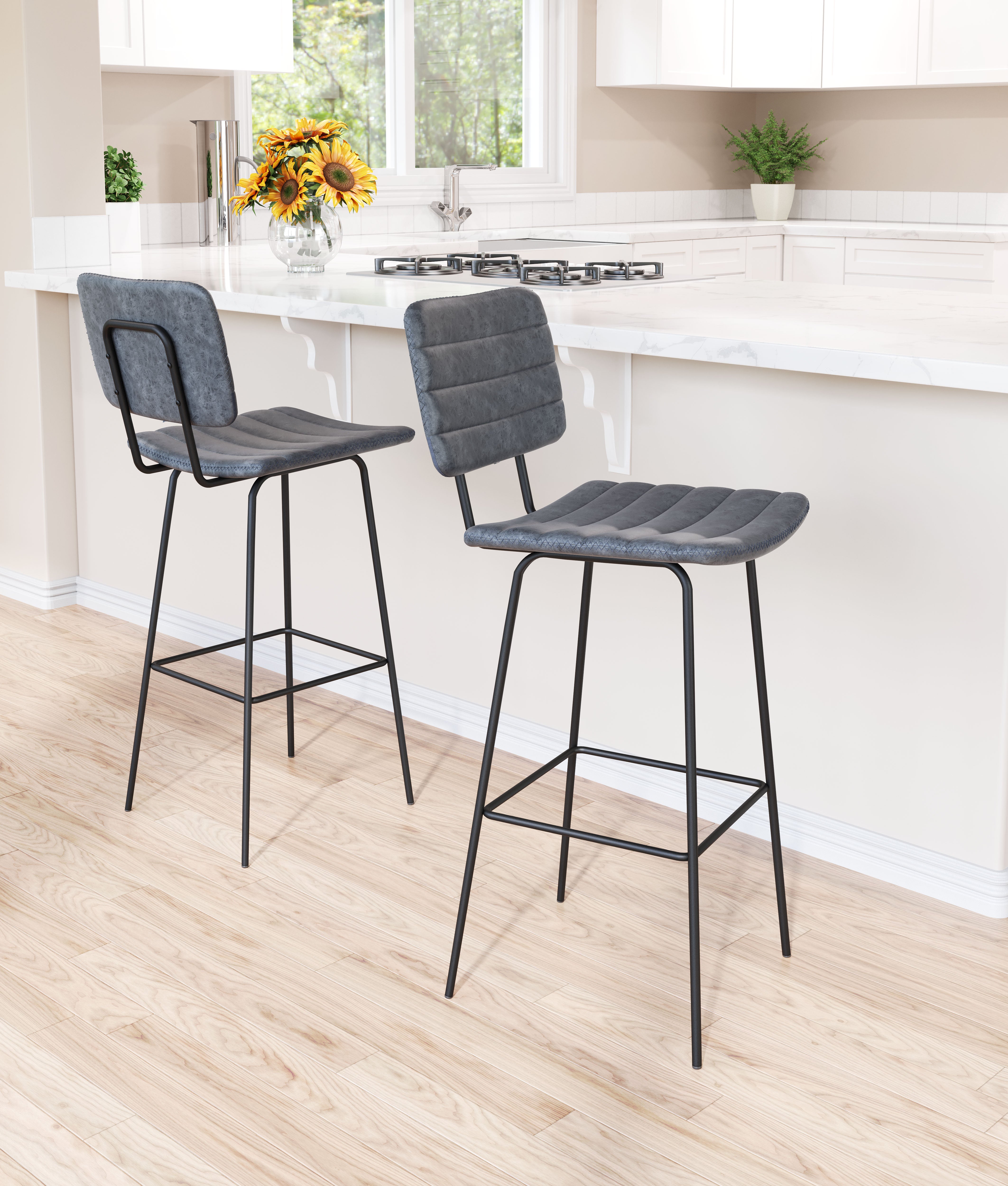 Boston Barstool Vintage Black