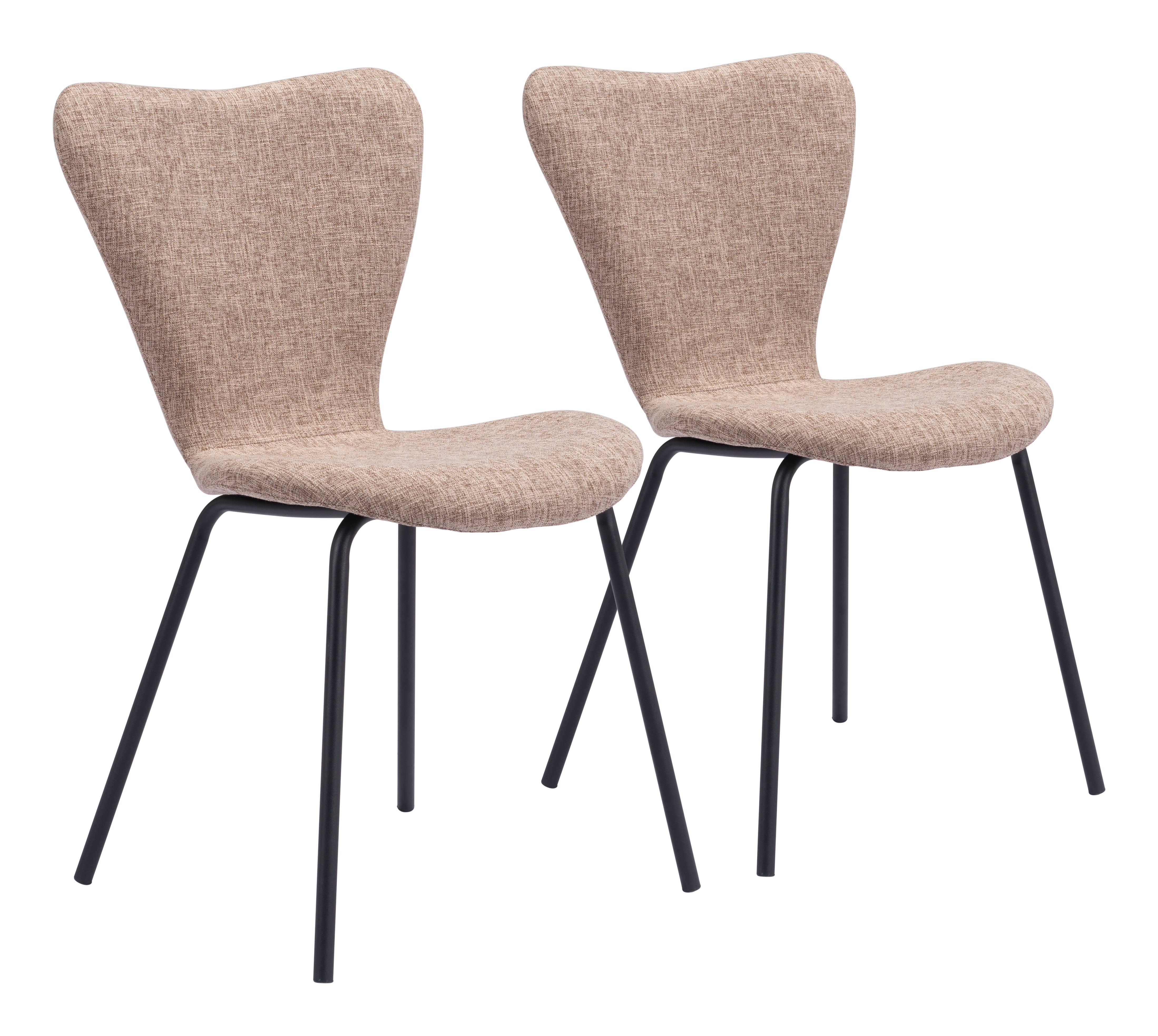 Tollo Dining Chair (Set of 2) Brown