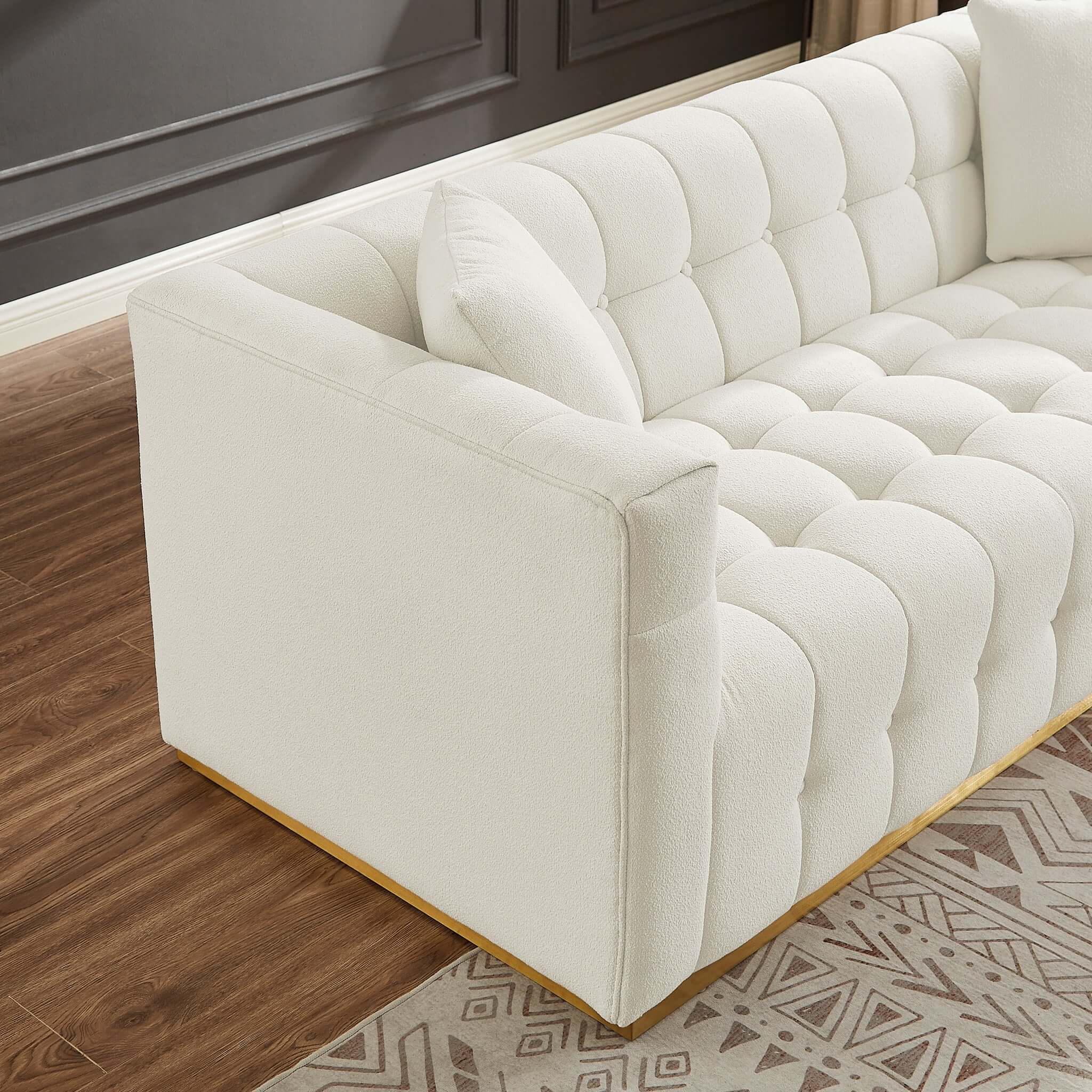 Eleanor Sofa Beige Boucle