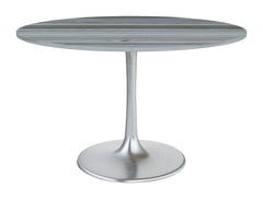 Star City Dining Table Gray & Silver