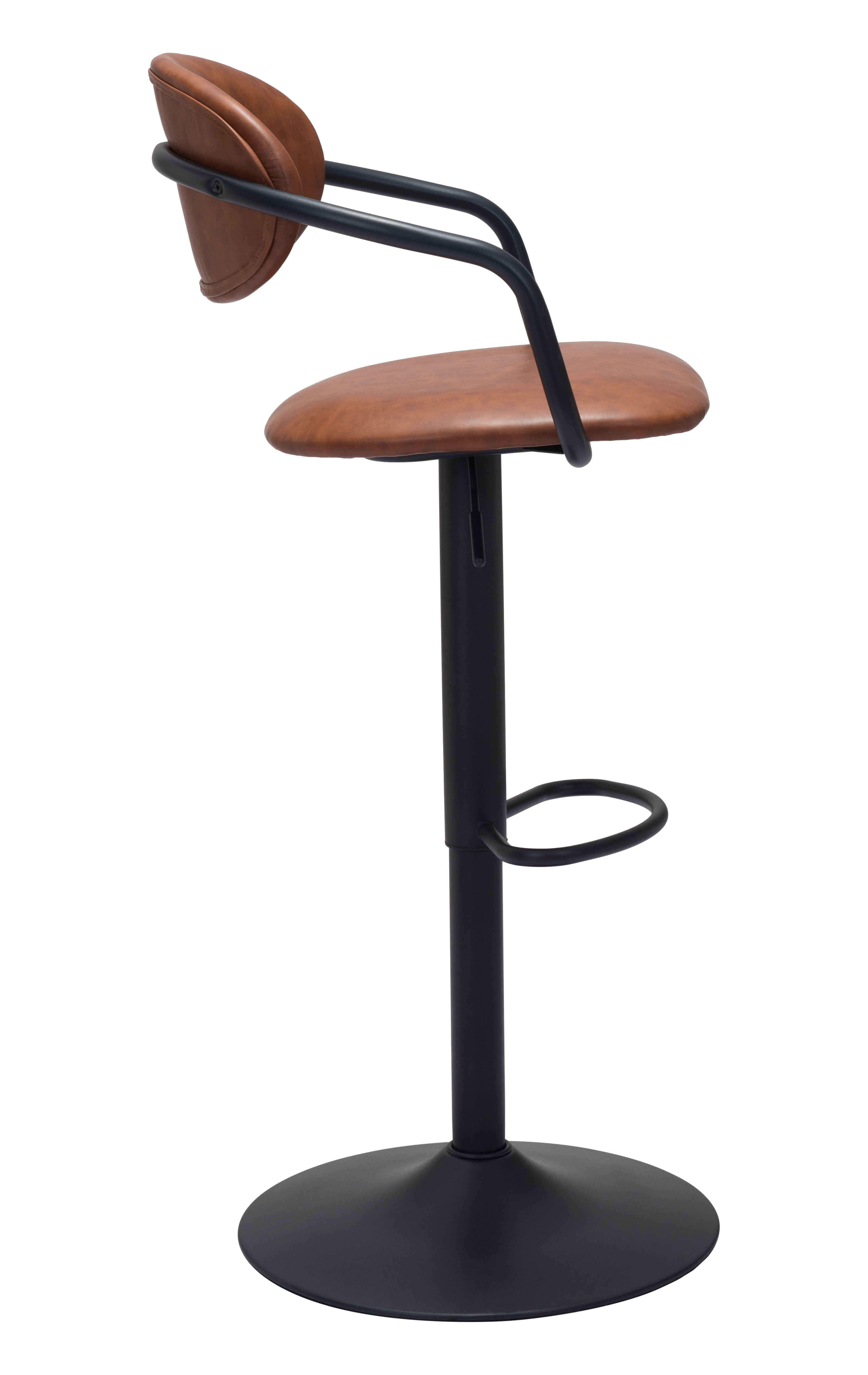 Kirby Barstool Vintage Brown & Black