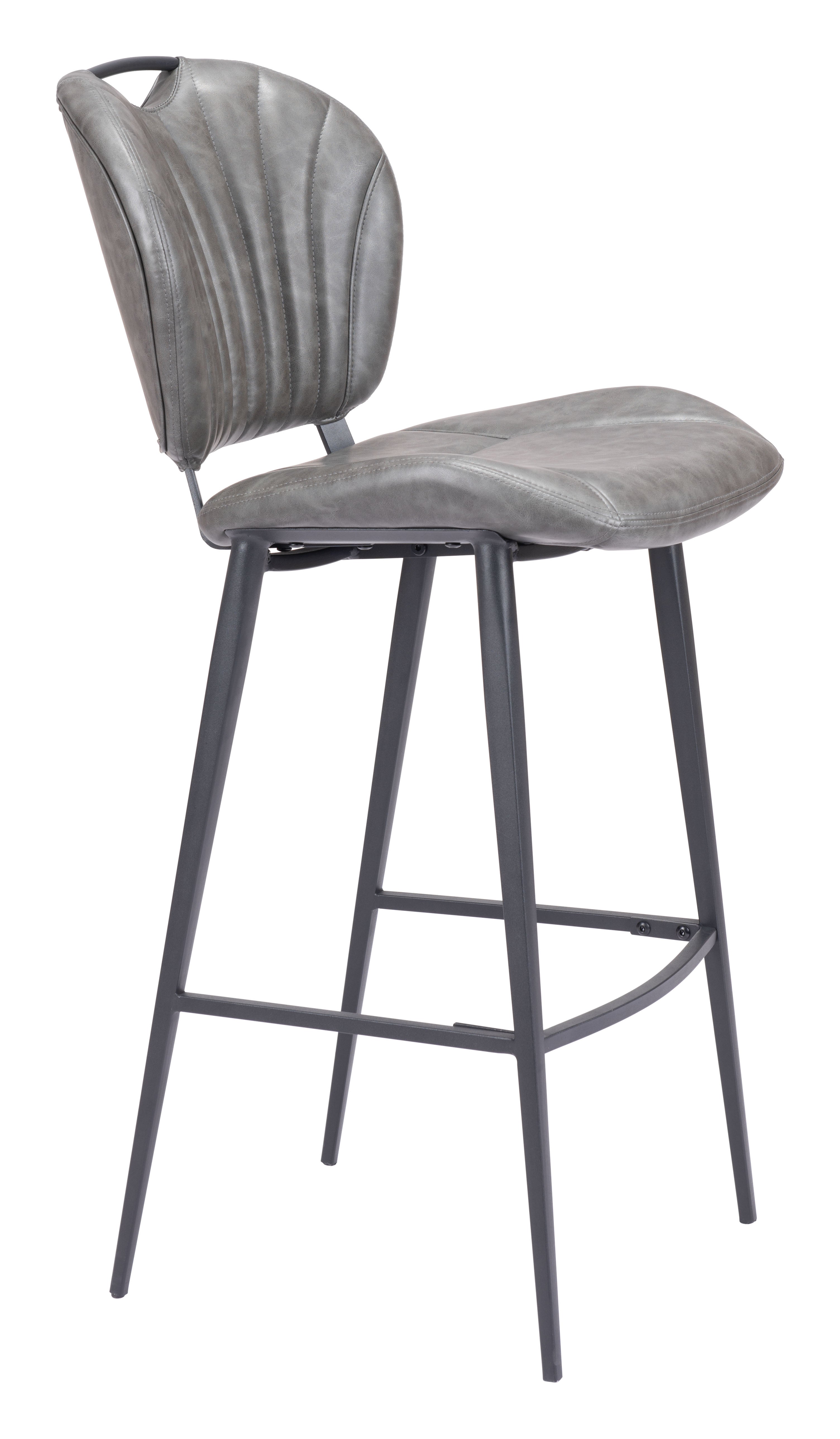 Terrence Barstool Vintage Gray