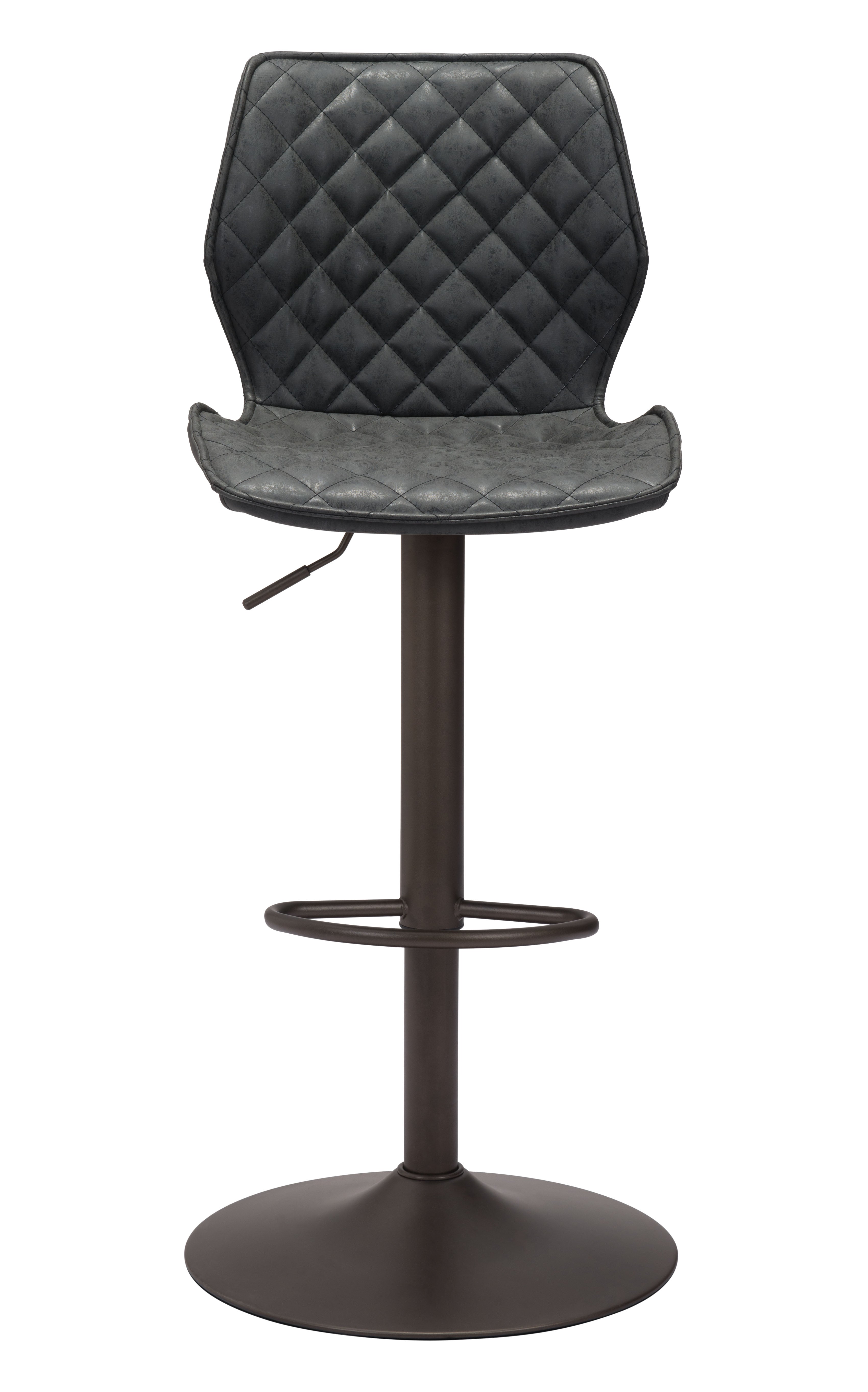 Seth Barstool Vintage Black & Dark Bronze