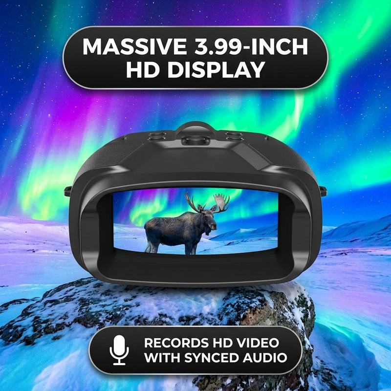 Waterproof, anti-fog binoculars shown outdoors in rainy conditions