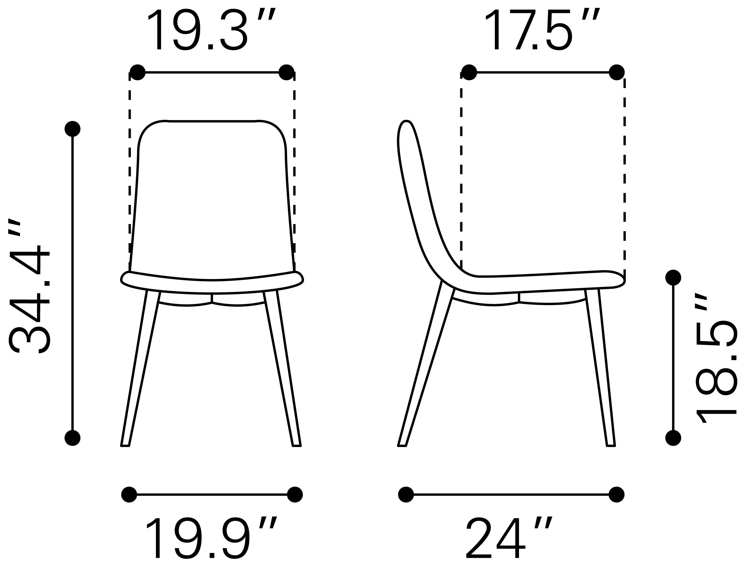 Tangiers Dining Chair White