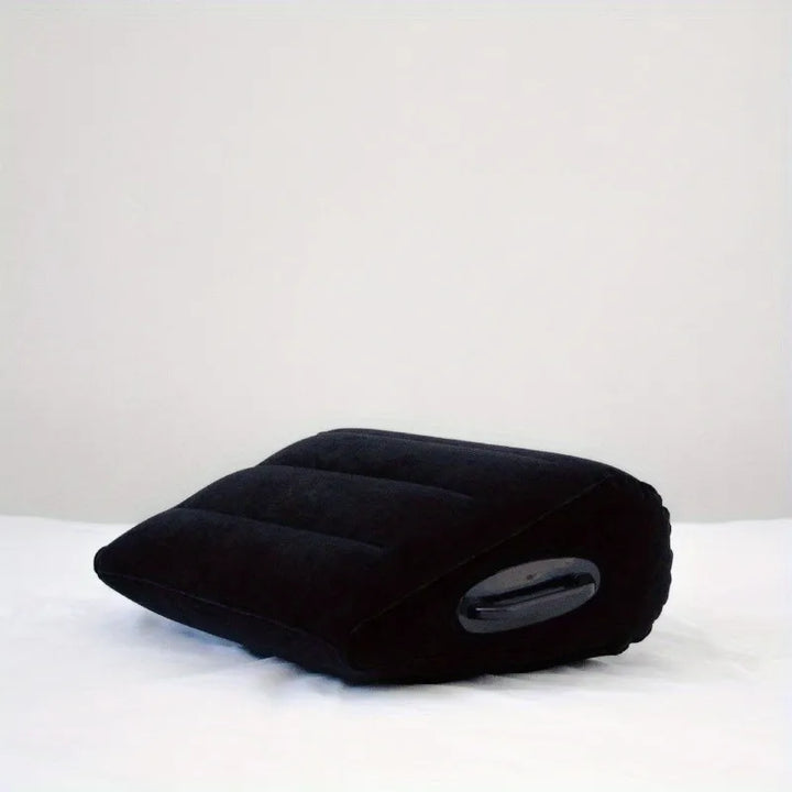 Xemussa 1pc Inflatable Wedge Pillow Lightweight and Portable Inflatable Triangle Pillow Multi purpose Pad Body Pillow