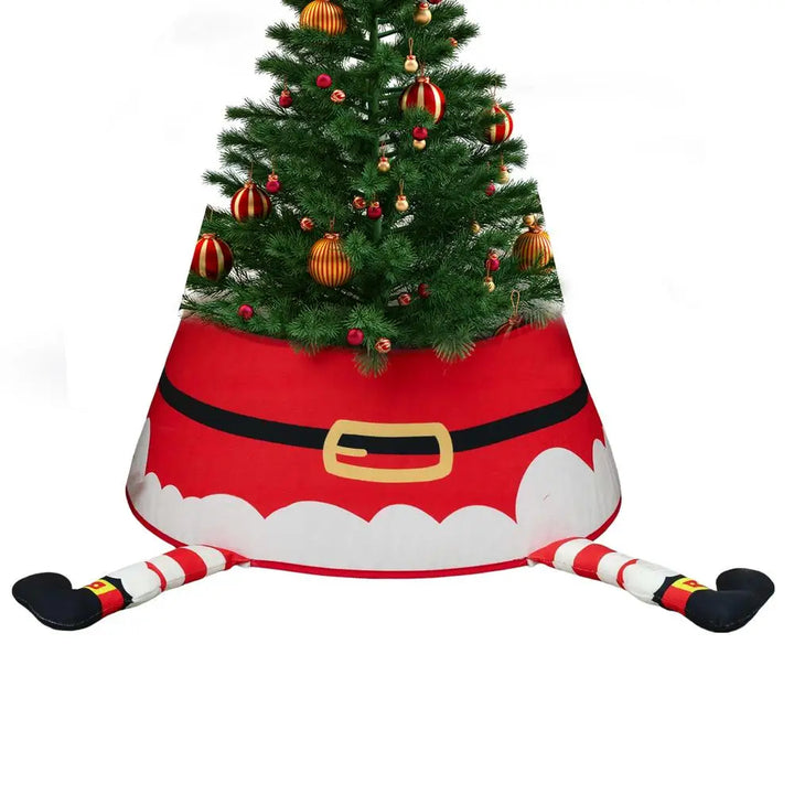 Christmas Tree Stand Cover 22Inch Round Tree Floor Mat Shimmer Tree Cover Mat Sequin Glitter Tree Skirts Vintage Tree Cover