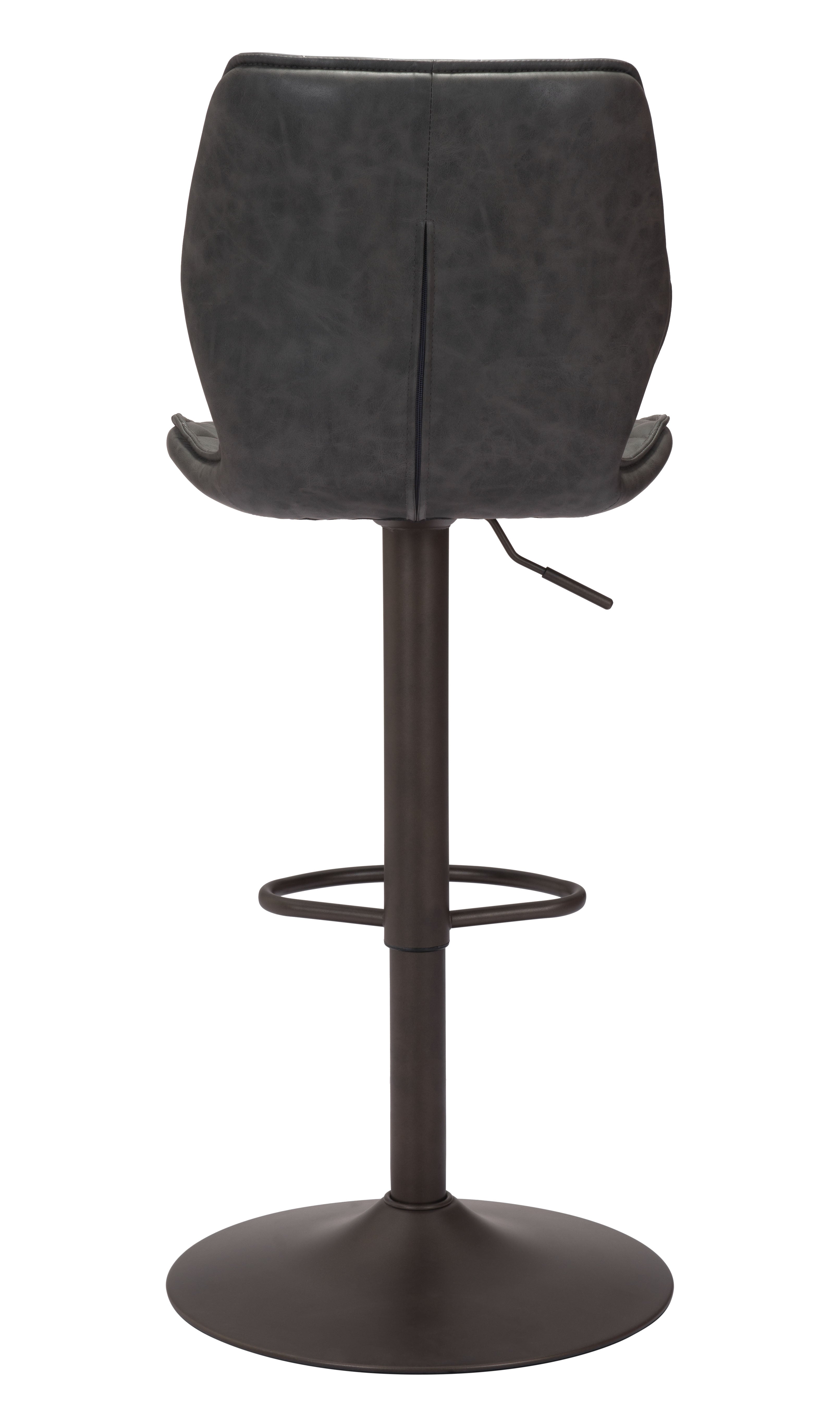 Seth Barstool Vintage Gray & Dark Bronze