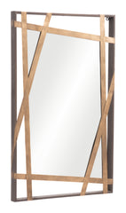 Tolix Mirror Antique Gold & Black